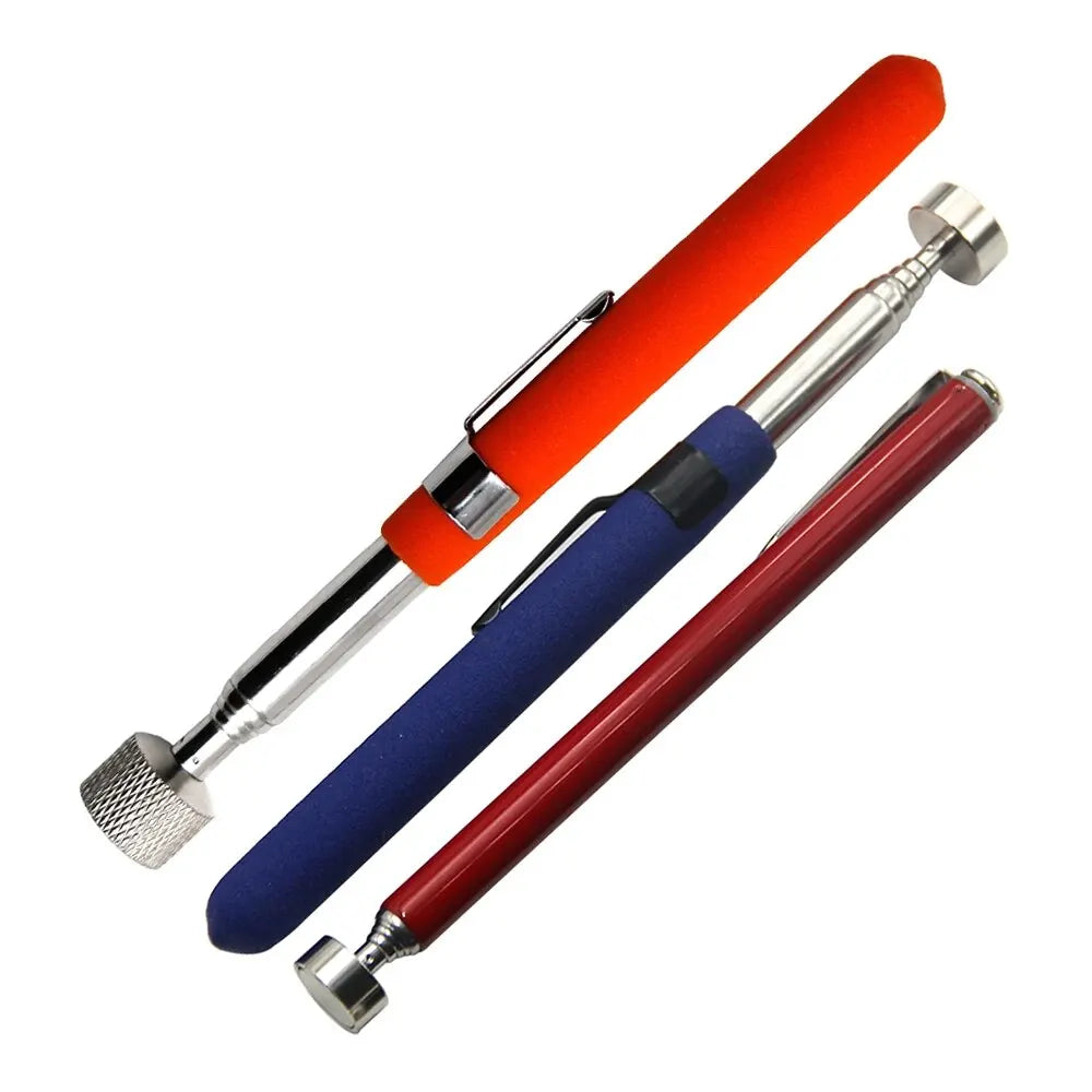 Magnetic Retractable Pickup Suction Iron Rod Portable Multifunctional Extractor Pen Clip Automotive Repair Tools Beauty World Shop
