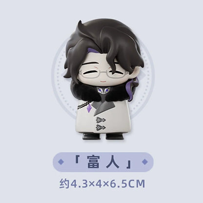 Mihoyo Genshin Impact Fatui Harbinger Q Version Series Blind Box Desktop Mini Doll Model Toys Trend Decoration Surprise Gifts Beauty World Shop