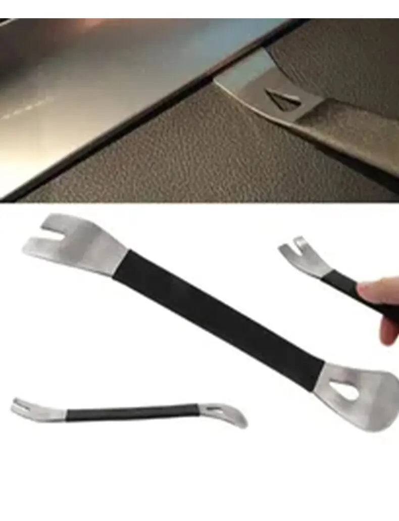 Car Audio Disassembly Tool Stainless Steel PryClip Rocker Crowbar Bar Door Panel Disassembly Pry Panel Interior Beauty World Shop