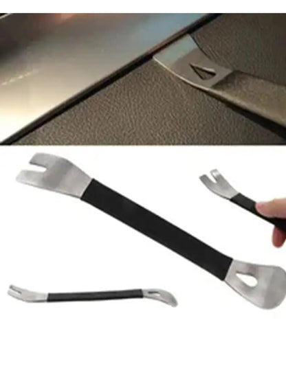 Car Audio Disassembly Tool Stainless Steel PryClip Rocker Crowbar Bar Door Panel Disassembly Pry Panel Interior Beauty World Shop