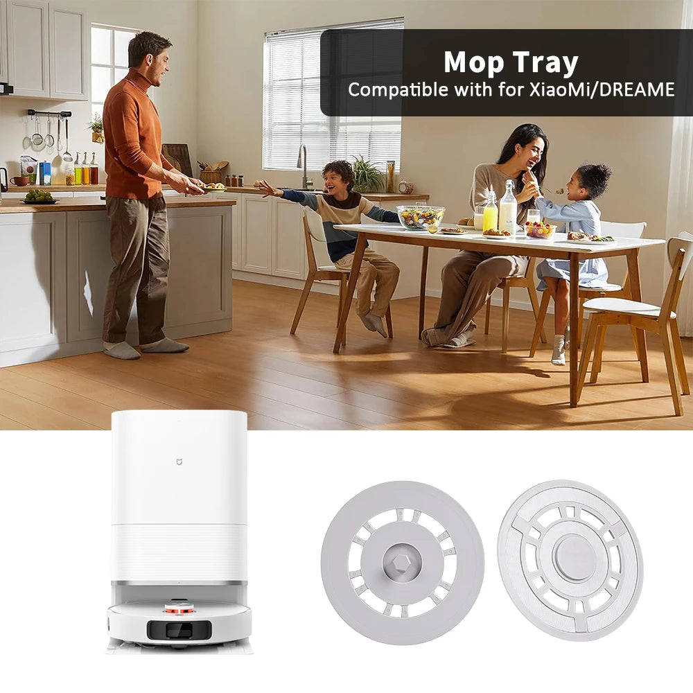 For Xiaomi Mijia Omni All-in-One B101CN Mop Cloth Robot Vacuum For Dreame L10s Ultra S10 S10 Pro X10 Mop Pads Holder Accessories Beauty World Shop
