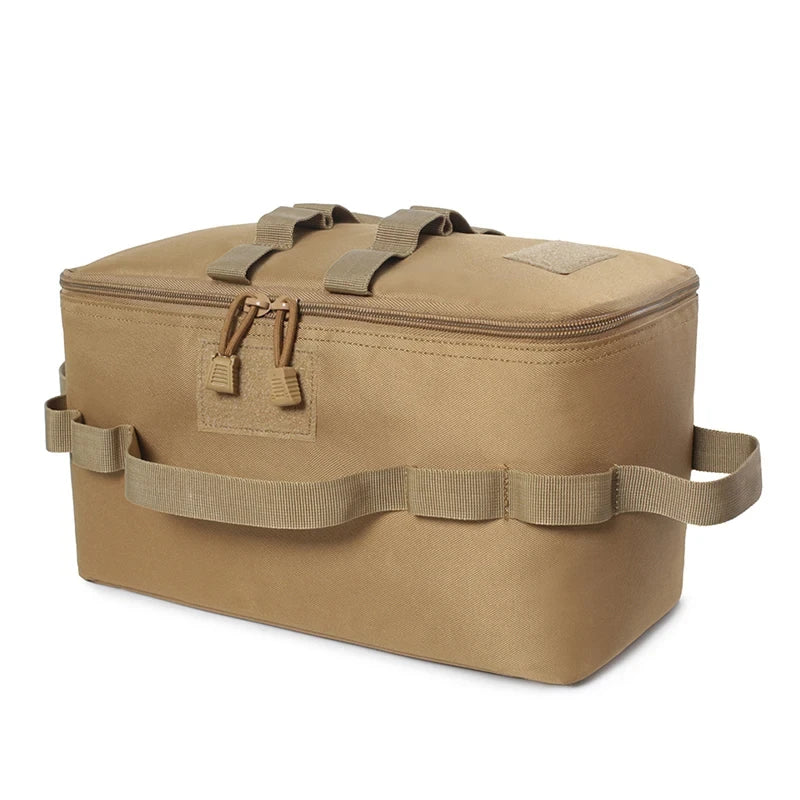 Outdoor Camping Gas Tank Storage Bag Large Capacity Ground Nail Tool Bag Gas Canister Picnic Cookware Utensils Kit Bag Beauty World Shop