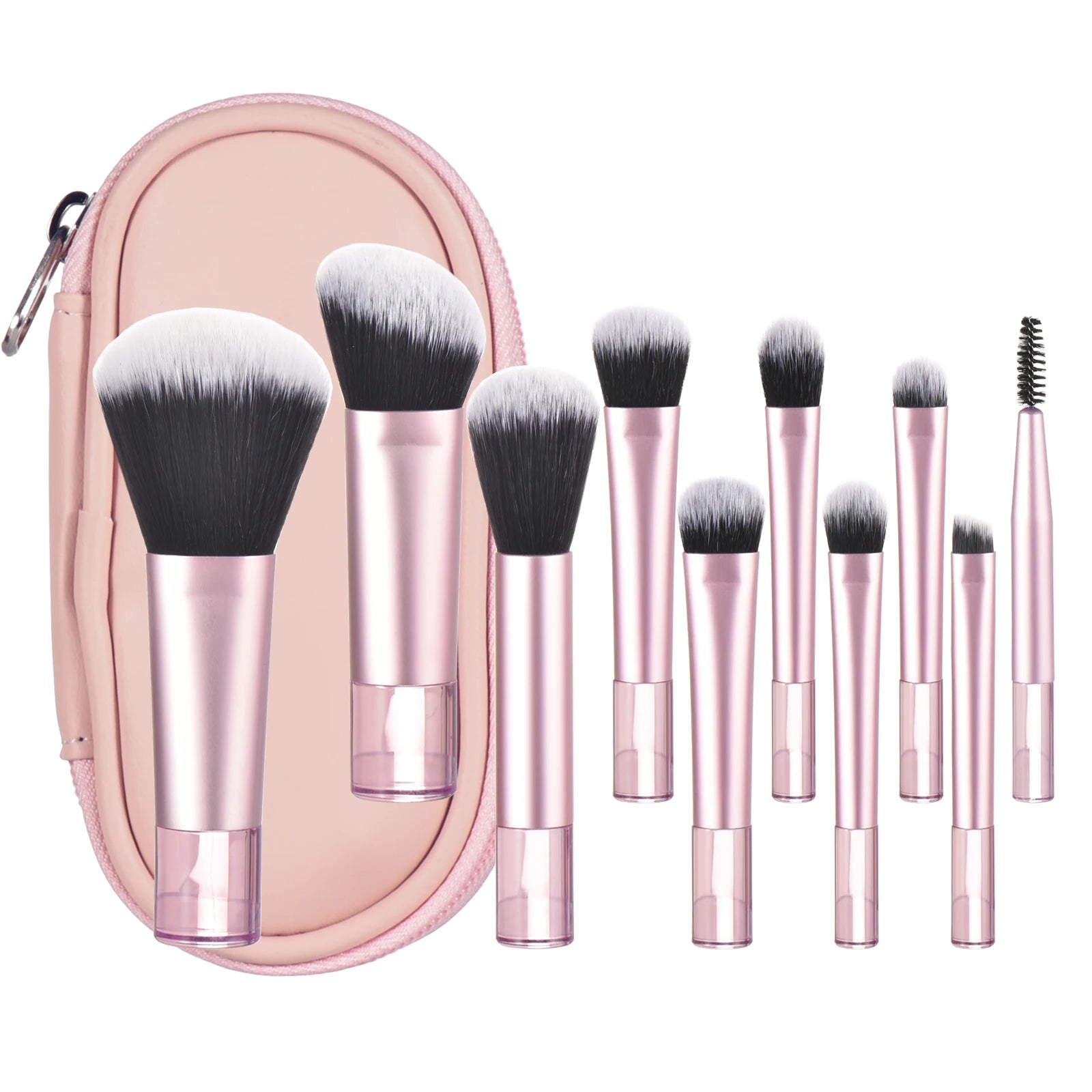 10 color Mini makeup brush Travel portable Makeup Tool Makeup Puff - Palm Brush Professional Makeup tool set Christmas gift Beauty World Shop