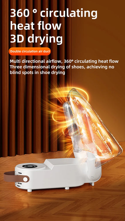 HOMEFISH Intelligent Shoe Dryer Quick Drying Deodorizing Sterilizing Adjustable Timer Household Shoe Warmer And Heater Beauty World Shop