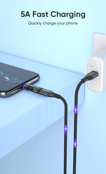 240W Magnetic USB-C Fast Charging Adapter - Type-C Female Converter Cable For MacBook/Xiaomi Beauty World Shop