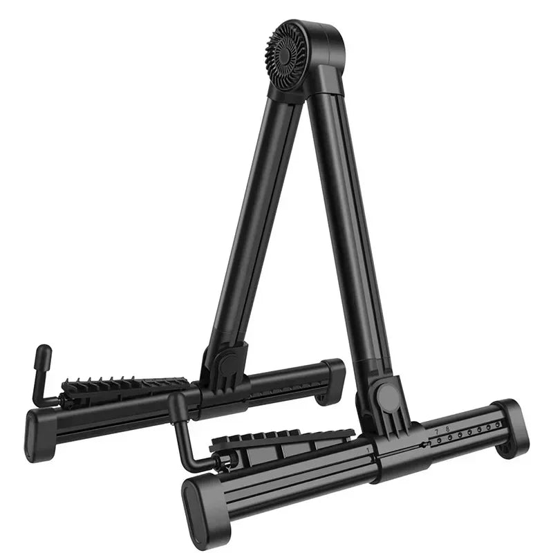 Folding Adjustable Instrument Stand Guitar Rack Instrument Display Stand Bass, Acoustic, Classical, and Electric Guitar Support Beauty World Shop