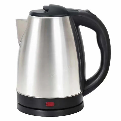 2.0L stainless steel electric kettle Silver gray Base Separation Desion Rust-resistant Durable for Home Office During Travel Beauty World Shop