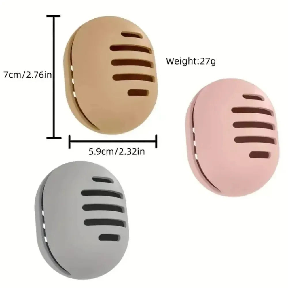 1PC Makeup Sponge Holder Eco-Friendly Silicone Multi-hole Beauty Sponge Storage Case Travel Protable Cosmetic Puff Holder Box Beauty World Shop