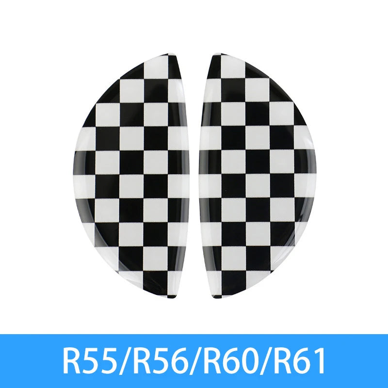 2PCS Car Door Wrist Handles Anti Scratches 3D Stereo Protective Sticker For BMW MINI ONE Cooper S CLUBMAN R55 R56 R60 R61 Decals Beauty World Shop