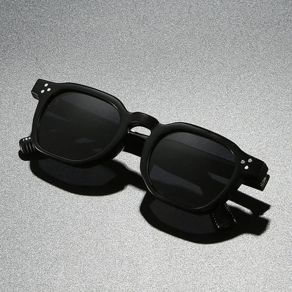 New Polarized Sunglasses Unisex Metal Core CP Square Sun Glasses Rivets Women Shades Driving Glasses Beauty World Shop