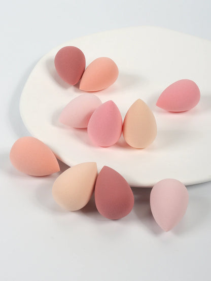 10 件 Mini Makeup Sponge Powder Puff Beauty Sponge for Makeup Concealer Liquid Foundation Face Cosmetic Puff Make up Sponge Beauty World Shop