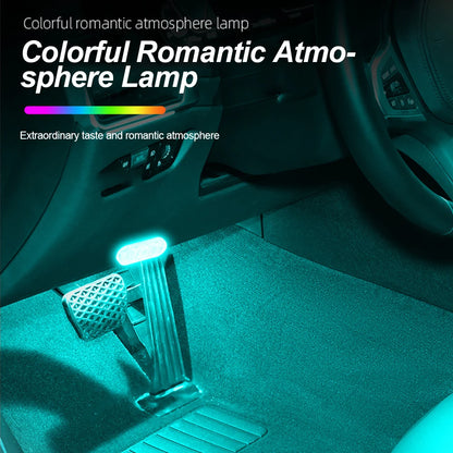 LED Car Mini Touch Light USB Charging Portable Auto Roof Ceiling Reading Night  Lamp Wireless Car Decoration Ambinet Light Beauty World Shop