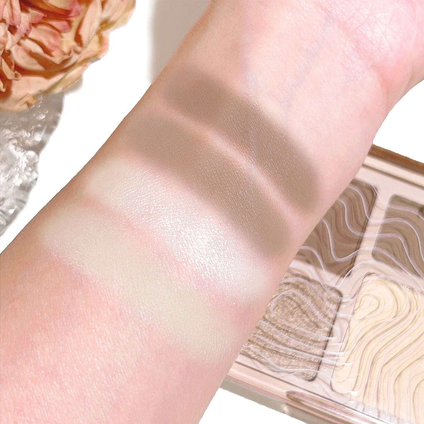 Natural Stereoscopic Face Powder Palette  Matte Bronzer  Contour Shading  Multifunctional Highlighter  Cosmetic Blush gift Beauty World Shop