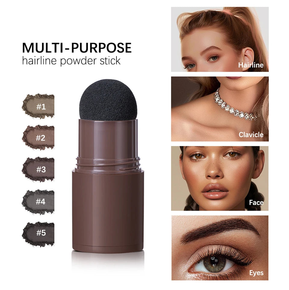 Waterproof Hairline & Root Concealer Pen – Instant Grey Coverage with Easy Blend Powder Stick for Normal Hair Beauty World Shop