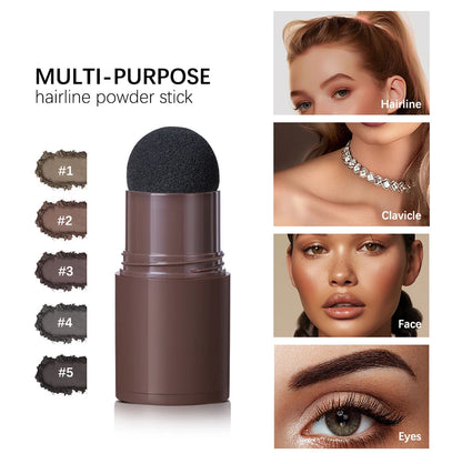 Waterproof Hairline & Root Concealer Pen – Instant Grey Coverage with Easy Blend Powder Stick for Normal Hair Beauty World Shop