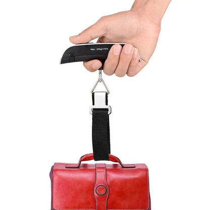 Portable Scale Digital LCD Display 110lb/50kg Electronic Luggage Hanging Suitcase Travel Weighs Baggage Bag Weight Balance Tools Beauty World Shop