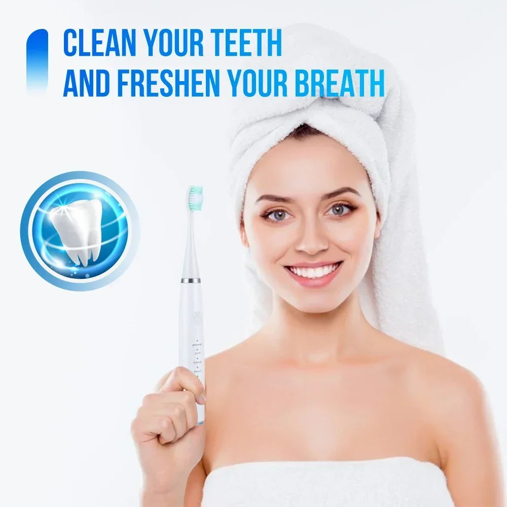 Ultrasonic scaler for teeth cleaning tartar removal plaque removal rechargeable teeth whitening oral care and dental cleaner Beauty World Shop