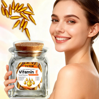 Vitamin E Deep Moisturizing Capsule Essence–Hydrates Smooths Skin. Formulated Squalane Vitamin 18/30/48/60/90/180 Capsules Beauty World Shop