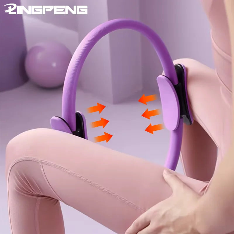 Yoga Fitness Pilates Ring Yoga Ring Open Back Ring Magic Ring Pelvic Floor Muscle Training Yoga Supplies Pilates Ring Beauty World Shop