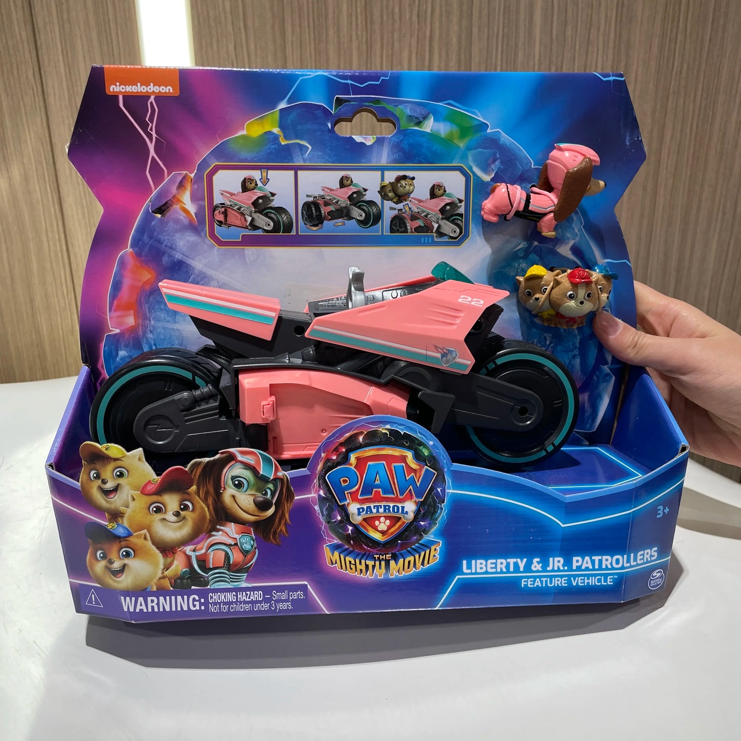100% Original Paw Patrol Mighty Movie Liberty & Poms JR. Patrollers Rescue Figures Action Figure Birthday Christmas Gift Beauty World Shop