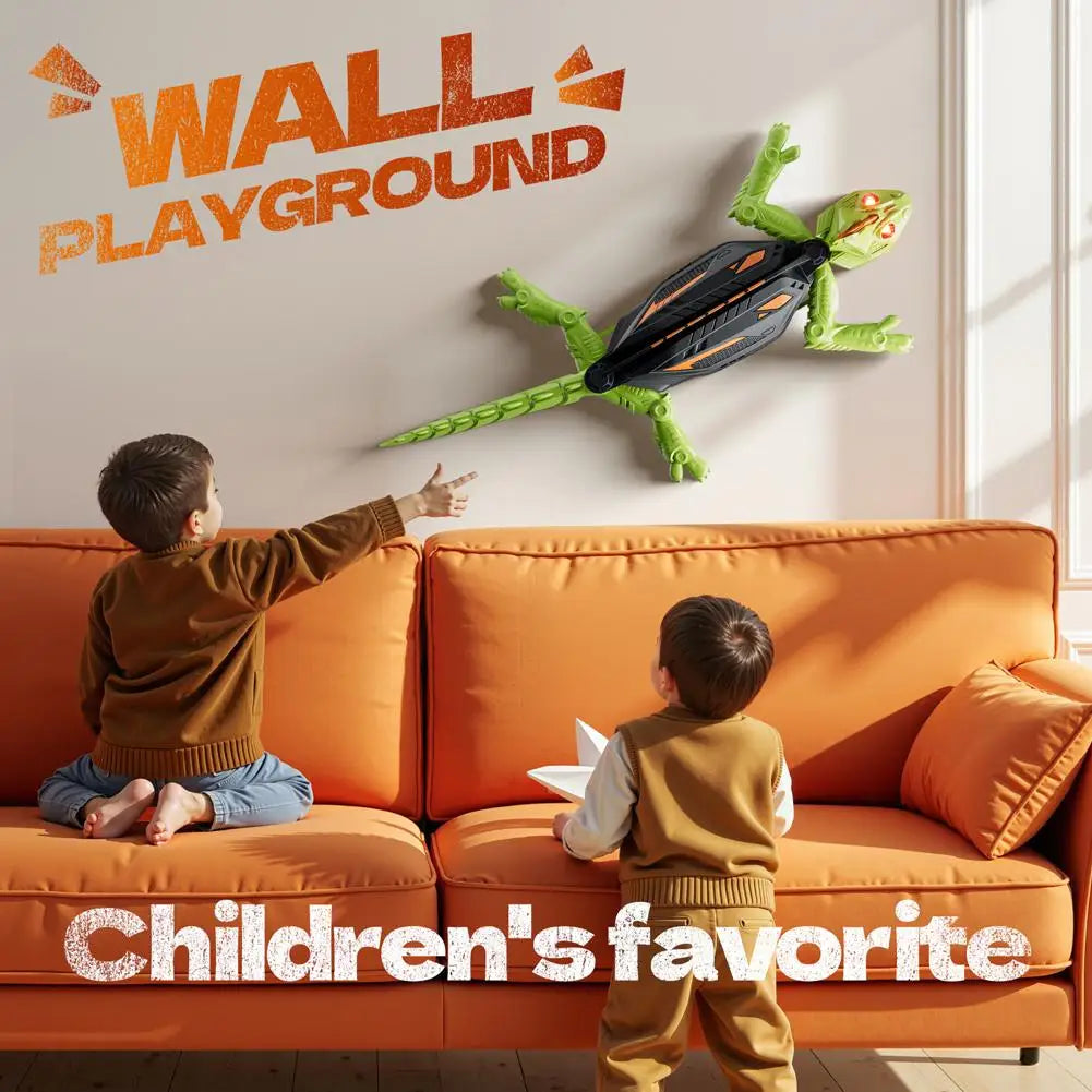 Wall Climbing RC Gecko Toy Electric remote control lizard wall climbing car gecko Animal Car Children's Halloween Toys Beauty World Shop