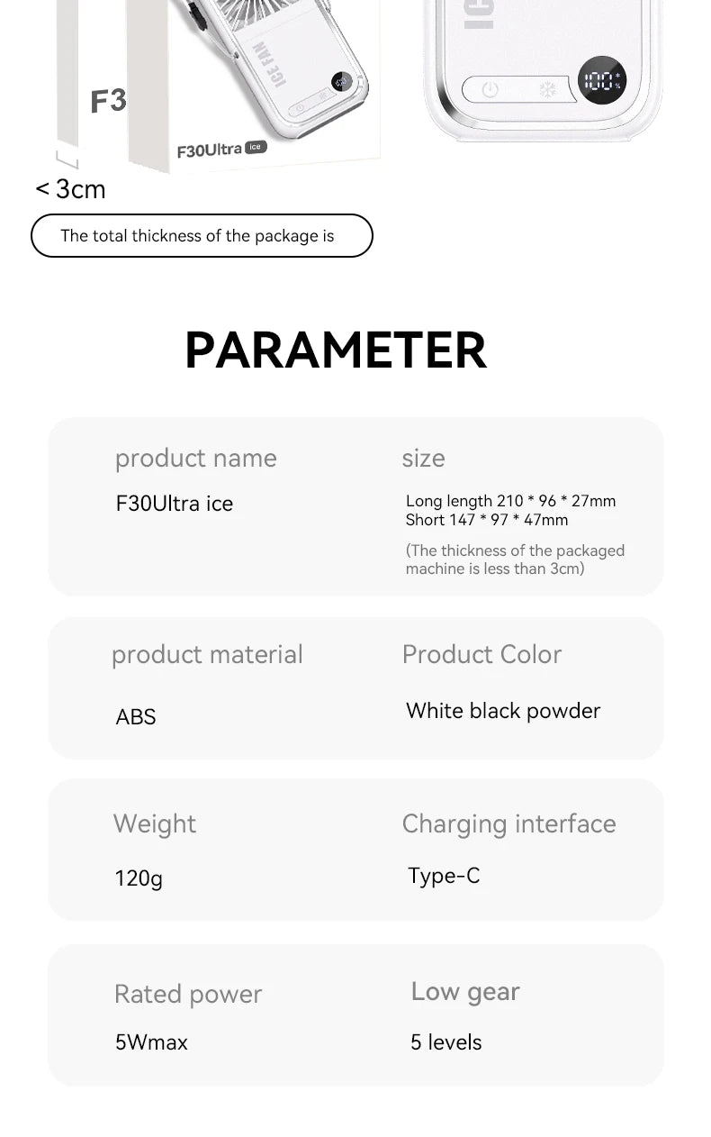 Folding Mini Cooling Air Fan Mobile Phone Holder Power Bank 3000mAh USB Rechargeable Cooling Handheld Desktop Fan with Lanyard