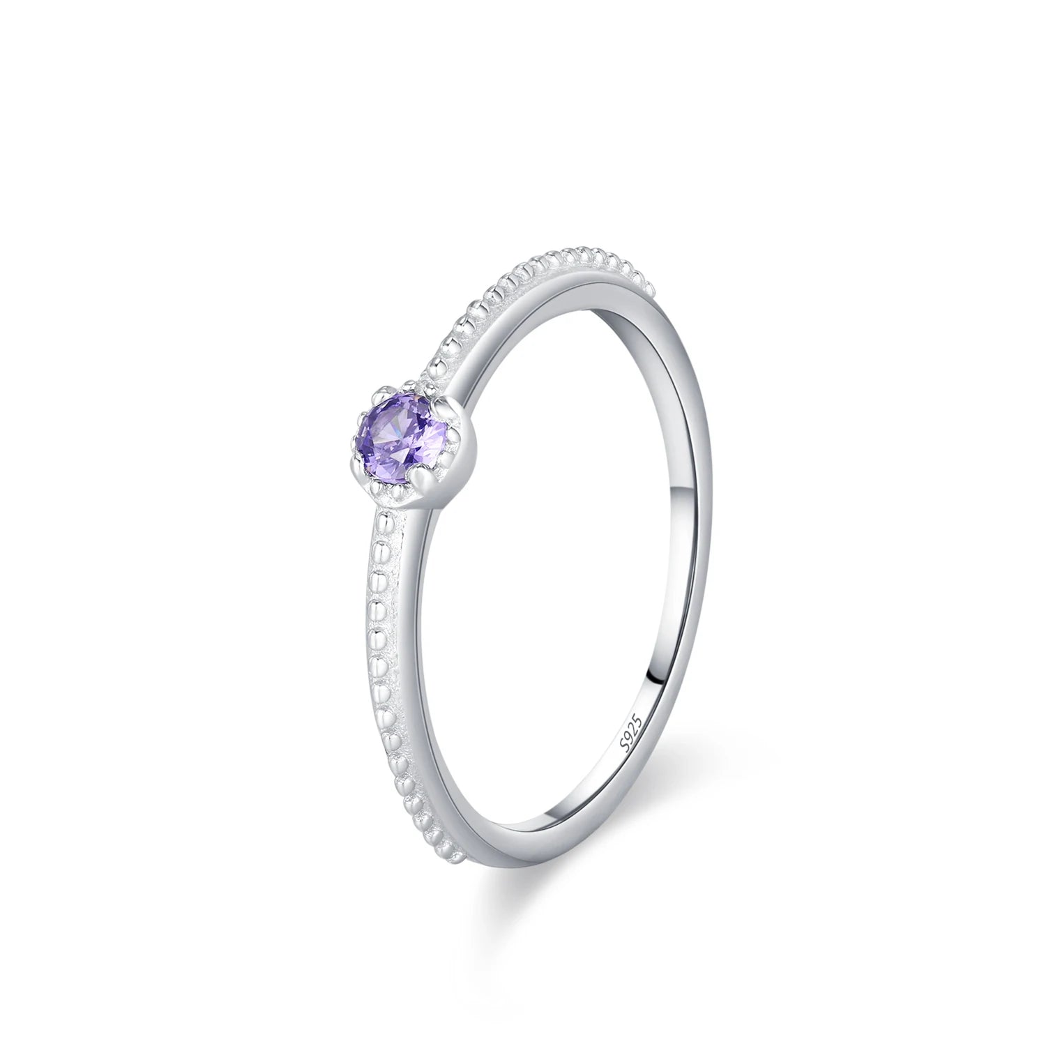 Ailmay 925 Sterling Silver Round Rainbow Zircon Rings For Women Wedding Engagement Party Colored Jewelry Beauty World Shop