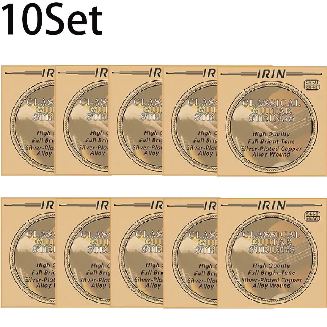 6 Pcs Strings Classical Guitar Strings Black Clear Nylon Guitarra Strings Sliver Plated Copper Wound String Guitar Accessories Beauty World Shop