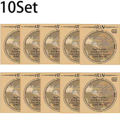 6 Pcs Strings Classical Guitar Strings Black Clear Nylon Guitarra Strings Sliver Plated Copper Wound String Guitar Accessories Beauty World Shop