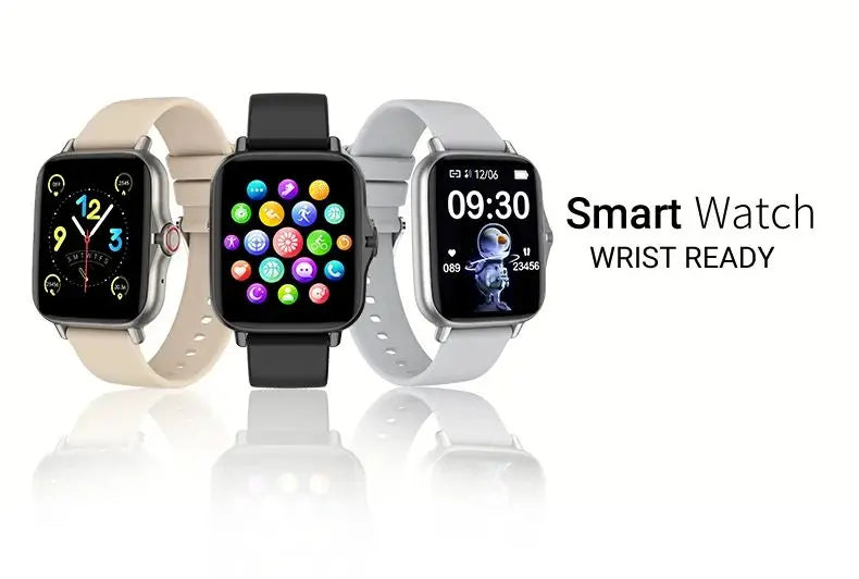 2024 Smart Watch Android Phone 1.44'' Inch Color Screen Bluetooth Call Blood Oxygen/Pressure Monitoring Smart Watch Women Men Beauty World Shop