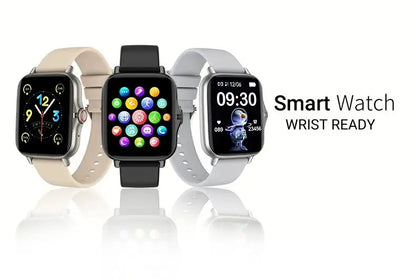 2024 Smart Watch Android Phone 1.44'' Inch Color Screen Bluetooth Call Blood Oxygen/Pressure Monitoring Smart Watch Women Men Beauty World Shop