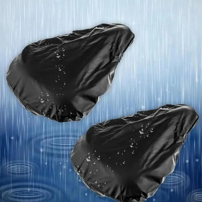 2PCS Waterproof Bike Seat Cover Rain Cover for Bicycle Saddle Elastic Dust and Rain Resistant Protector Outdoor Bike Accessories Beauty World Shop