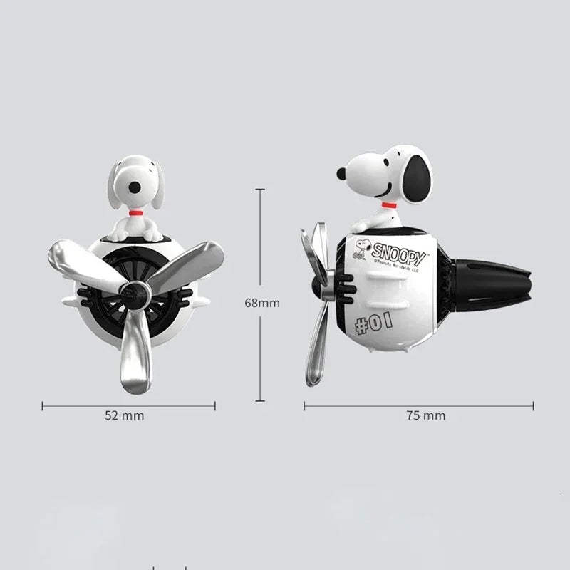Snoopy Air Freshener Flying Propeller Pilot Series Car Accessories Anime Figures Aromatherapy Fragrance Diffuser Car Decor Gifts Beauty World Shop
