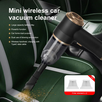 Wireless Car Vacuum Cleaner for Cleaning Bedroom Carpets Portable High Power Function Home Appliance Cleaning Machine Beauty World Shop