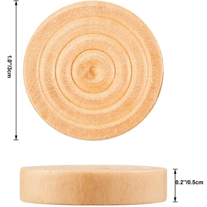 30Pcs/set Wooden Round Checkers Pieces For Backgammon Chess Game Accessories Beauty World Shop