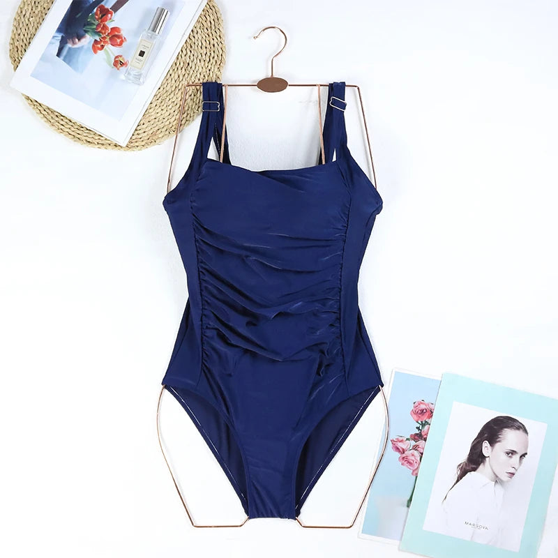 2024 One Piece Swimsuit Sexy Plus Size Swimwear Women Tummy Control Beach Wear for Bathing Suits Monokini Maillot De Bain Female Beauty World Shop