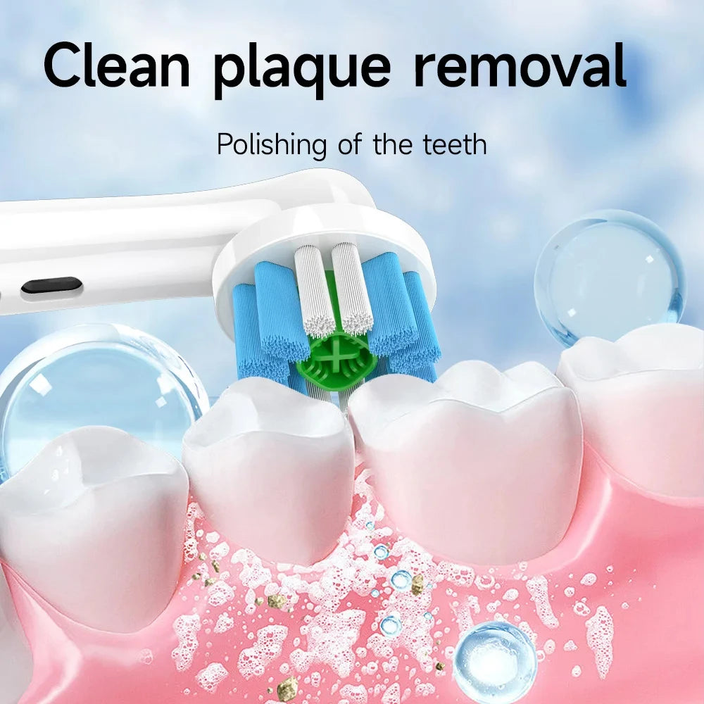 Compatible with Oral B electric toothbrush head p2/4000/3757/d12/3766 Braun replacement head universal Beauty World Shop