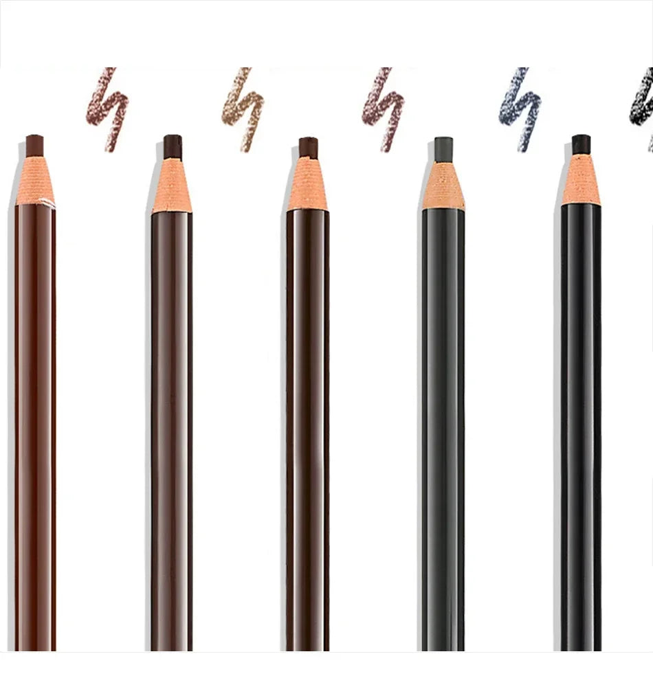 5pcs Professional Microblading Pencil Permanent Eyebrow Pencil Tattoo Waterproof Art Tint Makeup Eye Brow Pen Enhancers Cosmetic Beauty Trend Shop