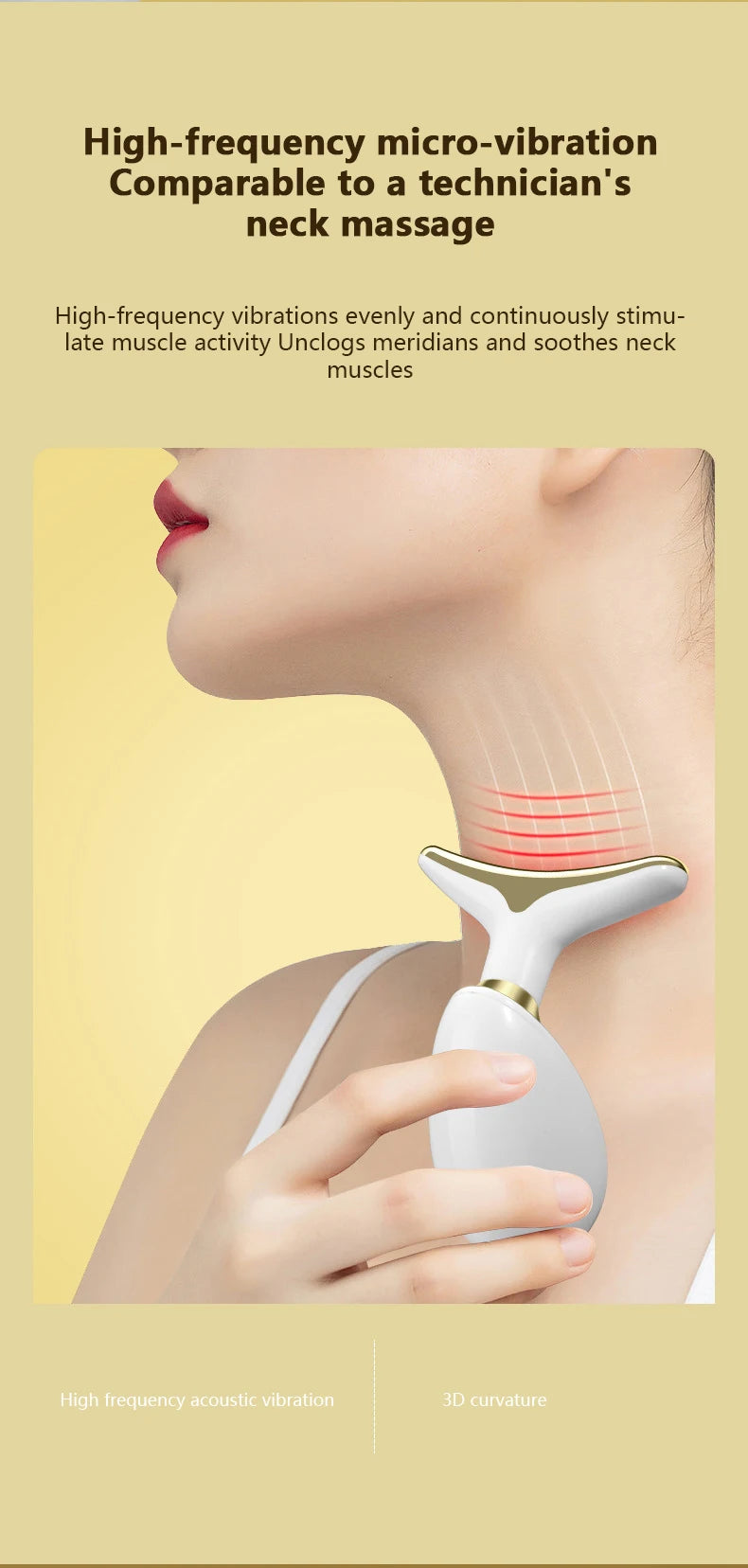Face Neck Massager Household Lifting And Firming Facial Electric Introduction Lifting And Firming Beauty Massage Face Care Tools Beauty World Shop