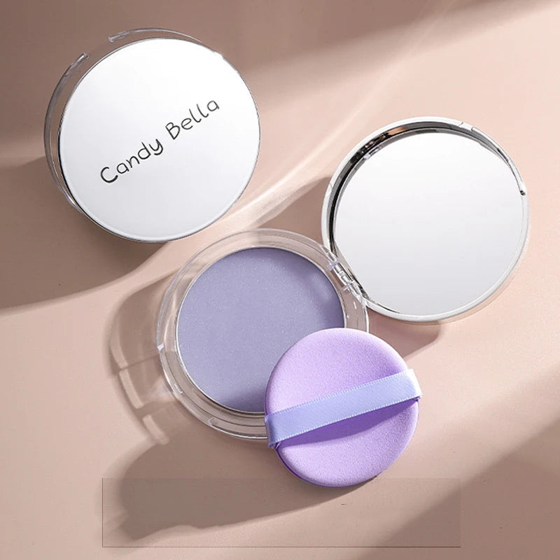 1PC Candy Bella Violet Cream To Powder Skin-friendly Skin Natural Face Long Lasting Oil-controlling Contouring Powder Cosmetics Beauty World Shop