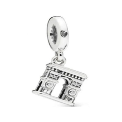 2025 New S925 Silver Spring Ball Bear Cross Pendant Suitable for Original Bracelets DIY Accessories Women's Charm Jewelry Gifts Beauty World Shop