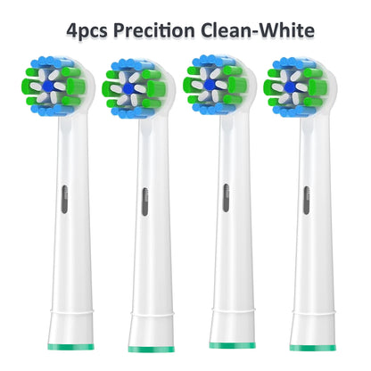 4-12pcs Replacement Brush Heads For Oral-B Electric Toothbrush Advance Power/Vitality Precision Clean/Pro Health/Triumph/3D Exce Beauty World Shop