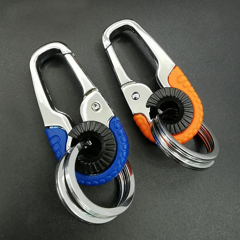 Keychain Buckle for Men Stainless Steel Key Ring Key Chain Hook Outdoor Carabiner Climbing Keyfob Accessories Beauty World Shop