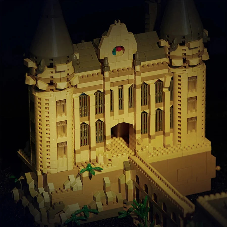 New Magic Hogwarts Castle Micro Building  Blocks Street View Architecture Creative MOC Model Kit  Kids Christmas Birthday Gifts Beauty World Shop