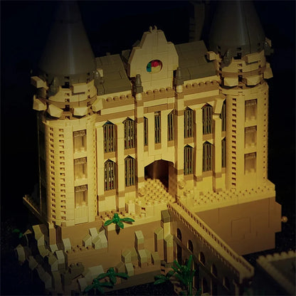 New Magic Hogwarts Castle Micro Building  Blocks Street View Architecture Creative MOC Model Kit  Kids Christmas Birthday Gifts Beauty World Shop