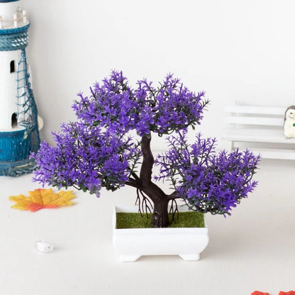 New artificial tree bonsai simulation plant bonsai garden dining table home bedroom decoration outdoor fake plant decoration Beauty World Shop