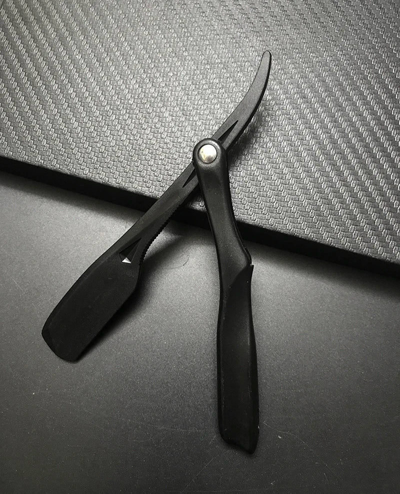 Professional Manual Shaver Straight Edge Plastic Barber Razor Folding Shaving Beard Cutter Straight Razor Wholesale Beauty World Shop