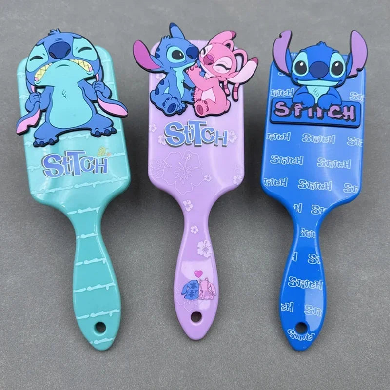 Kawaii Animation Lilo & Stitch Comb Series Cartoon Stitch Peripheral Air Cushion Massage Comb Children Girl Student Comb Beauty World Shop