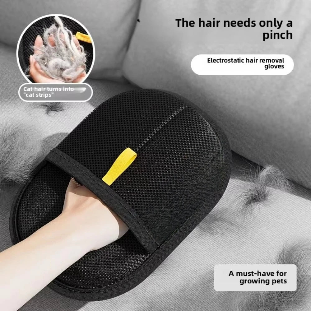 Cat Hair Cleaner Pet Gloves Household Hair Remover Cat Dog Hair Remover Brush Remover Hair Sticking Device Home Hair Scraper Beauty World Shop