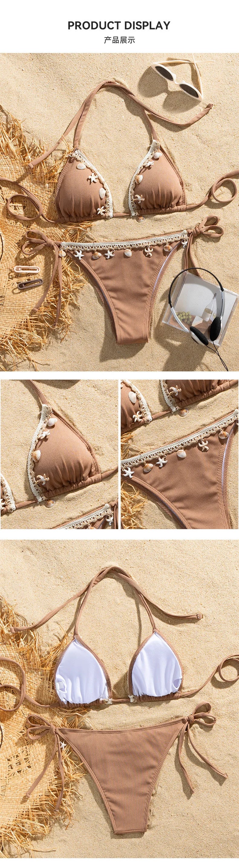 Sexy Bikinis 2026 Women's Swimwear Female Swimsuit For Swimming Wear Bathing Suits Brazilian Bikini Set Beachwear Pool Bather Beauty World Shop